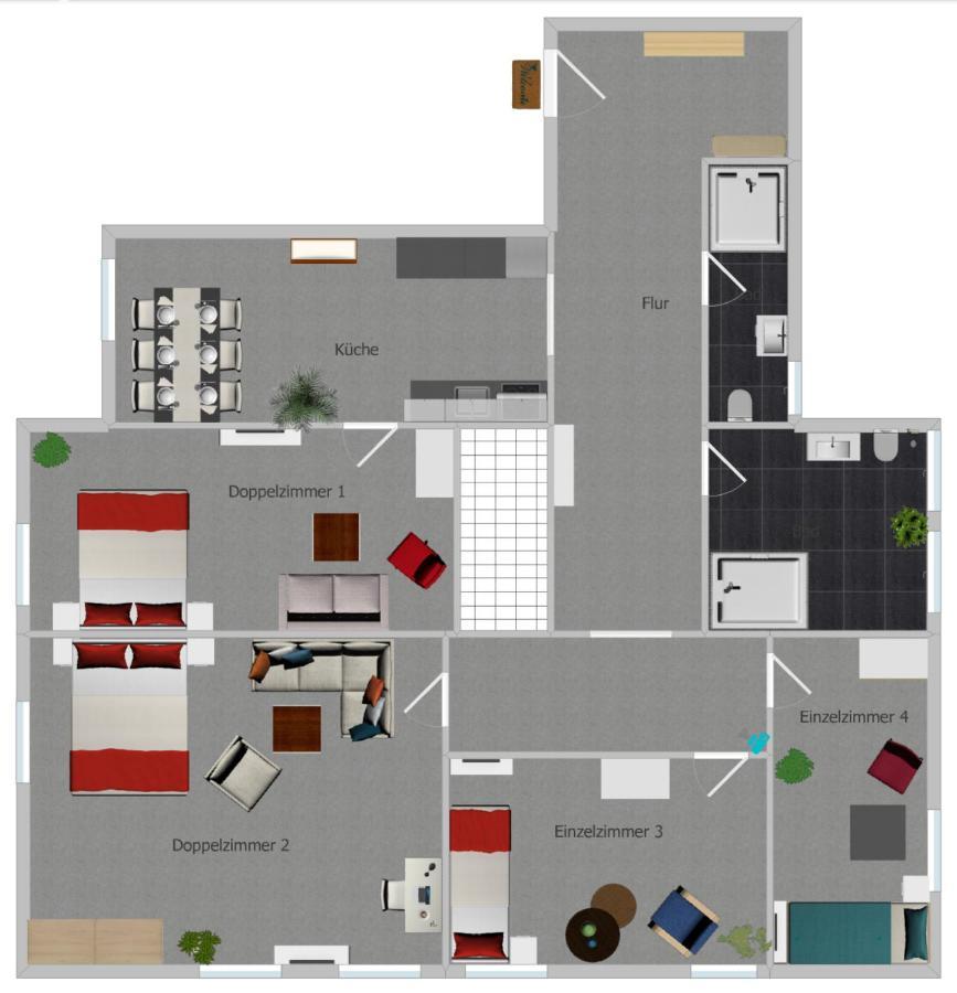 Elisabett Erfurt - Apartment Elisa - 4 Schlafzimmer Und 2 Baeder, Bis 6 Personen 外观 照片